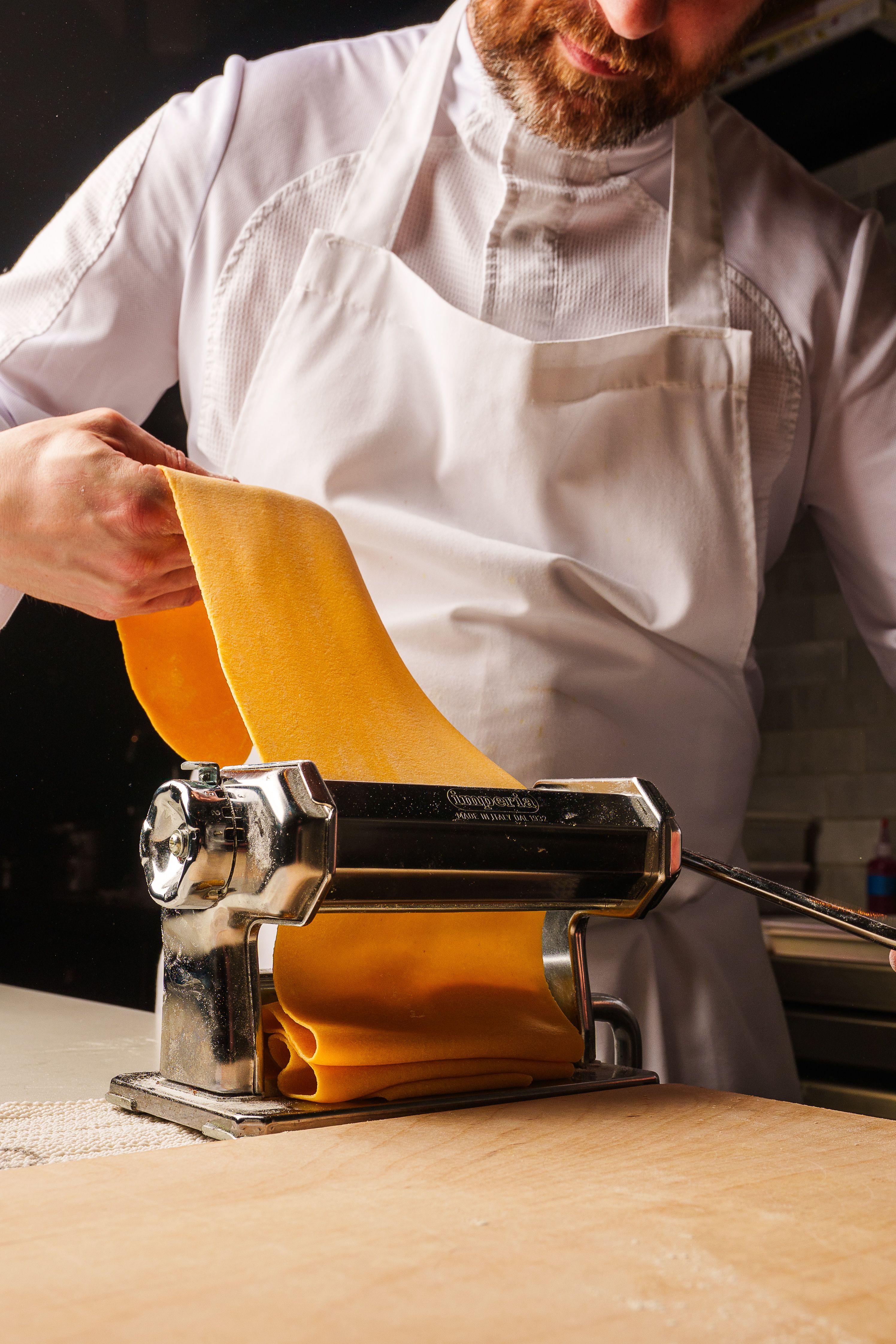 Eòrna Restaurant pasta making